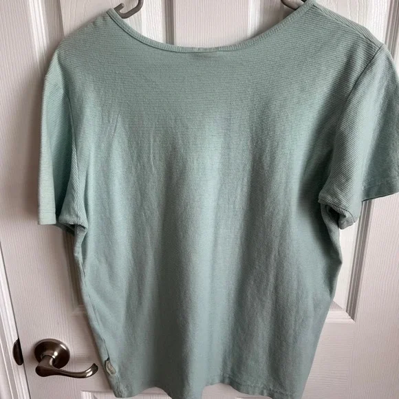 Columbia Sportswear Company Ribbed T-Shirt Short Sleeve Casual Top M - Picture 4 of 8